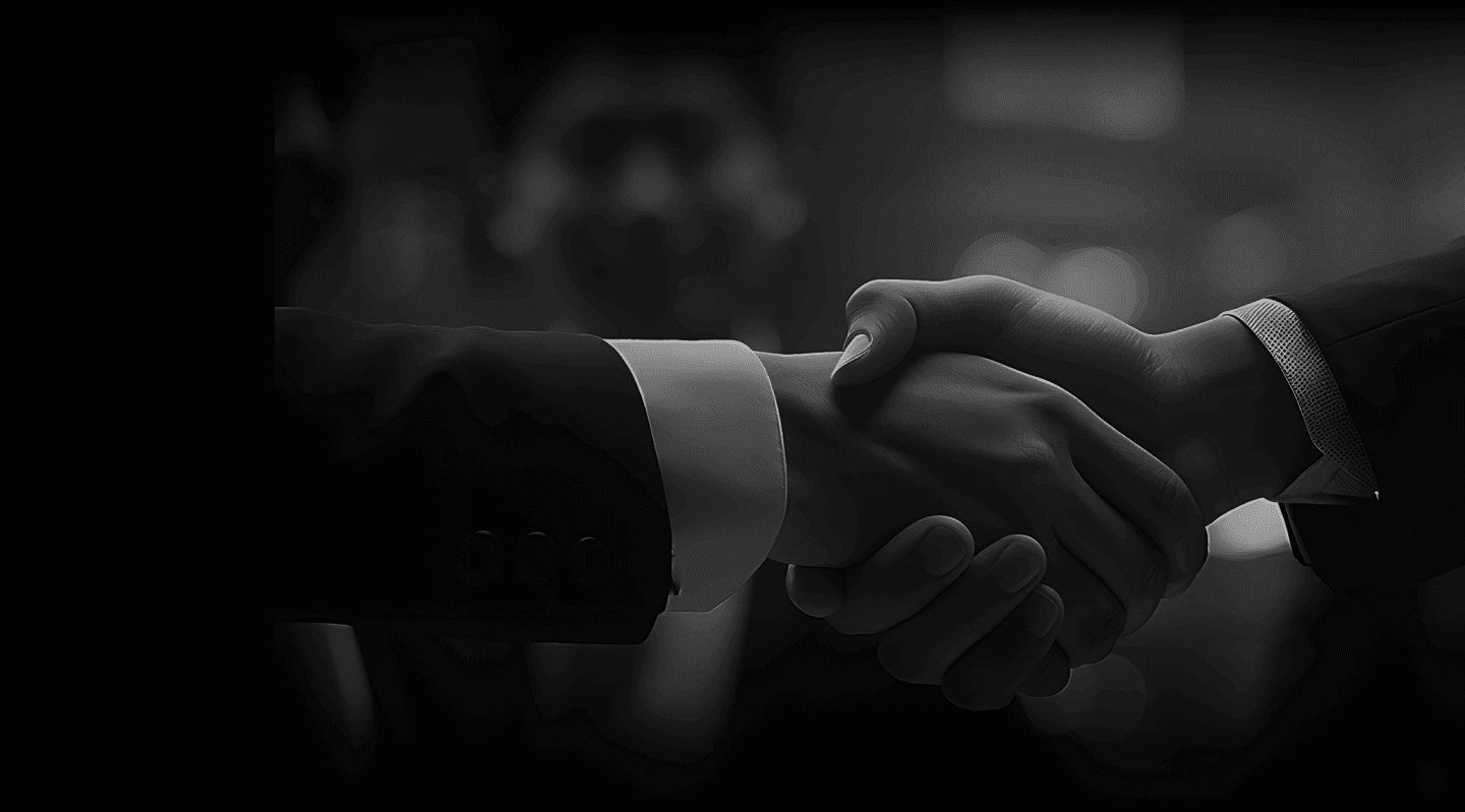 Partner network abstract background